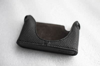 Handmade Genuine Real Leather Half Camera Case Bag Cover for Konica Hexar RF B