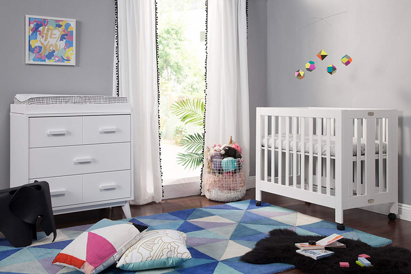 Babyletto Origami Mini Crib, White