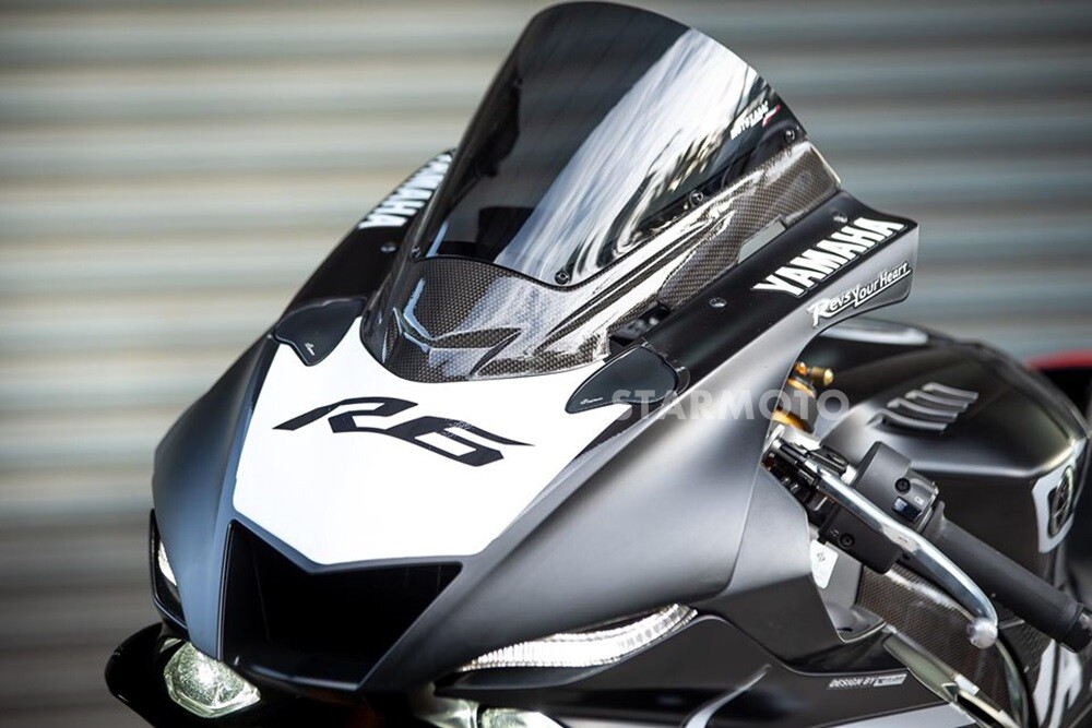 YZF R6 BN6 2017- puig スクリーン Amazon.com: Puig Racing Screen Yamaha YZF-R6 17-18 C/Dark