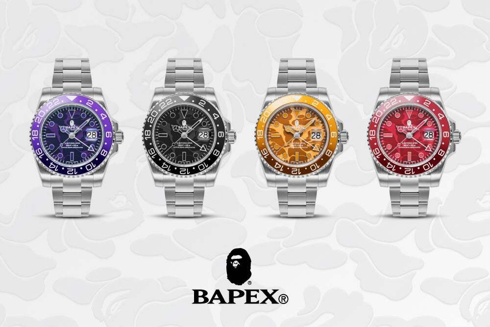 時計 A BATHING APE 1ST CAMO TYPE 3 BAPEX A Bathing Ape 1st Camo Type 3 Bapex Watch A Bathing Ape