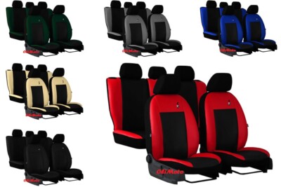 Eco-Leather Tailored Full Set Seat Covers for TOYOTA AURIS Mk2 HYBRID 2015 -2018
