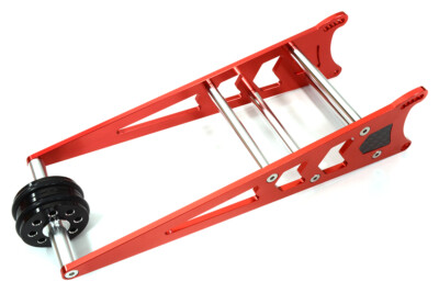 Precision Red CNC Machined Wheelie Bar Upgrade for Traxxas 1/10 Drag Slash 2WD