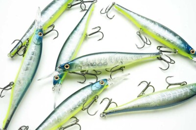 LUCKY CRAFT Lightning Pointer 100DD - 371 Bone Pro-Blue (1qty) Jerkbait .