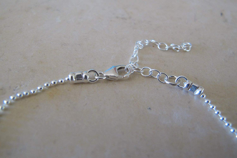 Sterling Silver Ball Chain Anklet