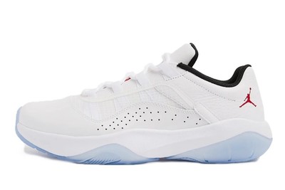 Мужские кроссовки Jordan 11 CMFT Low Белый/Университетский красно-черный (DN4180 162)