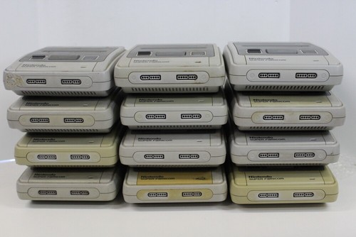 Lot of 12 Nintendo Super Famicom Console PARTS REPAIR SFC AS IS Japan Import 2