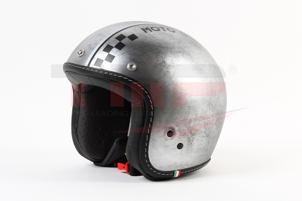 MOTO GUZZI ブラックメタリックジェットヘルメット MOTO GUZZI ブラックメタリックジェットヘルメット
