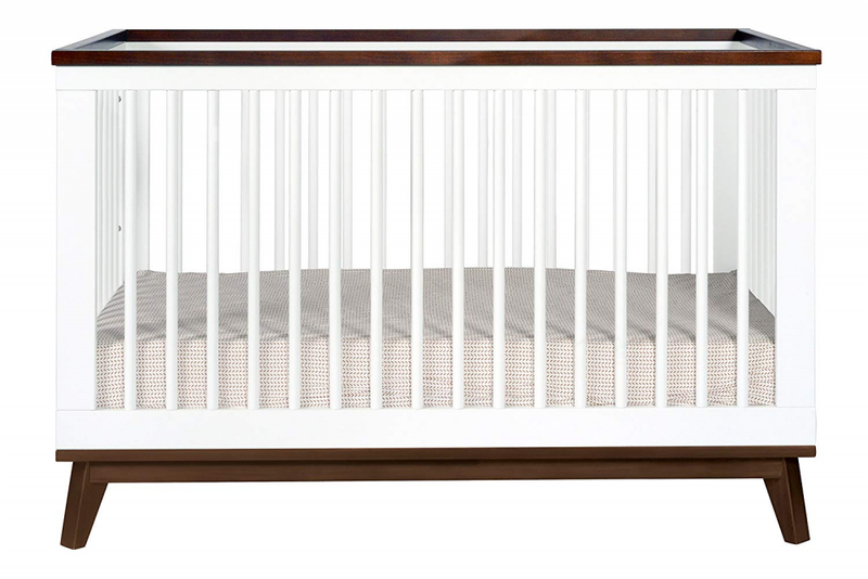 Babyletto Scoot 3-in-1 Convertible Crib with Toddler Bed Conversion Kit, White /