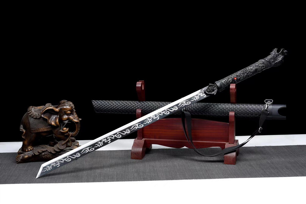 High Manganese Steel Sharp Battle Sword Japanese Samurai
