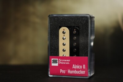SEYMOUR DUNCAN APH-1n Alnico II Pro Humbucker Pickup Neck Zebra - Brand New!
