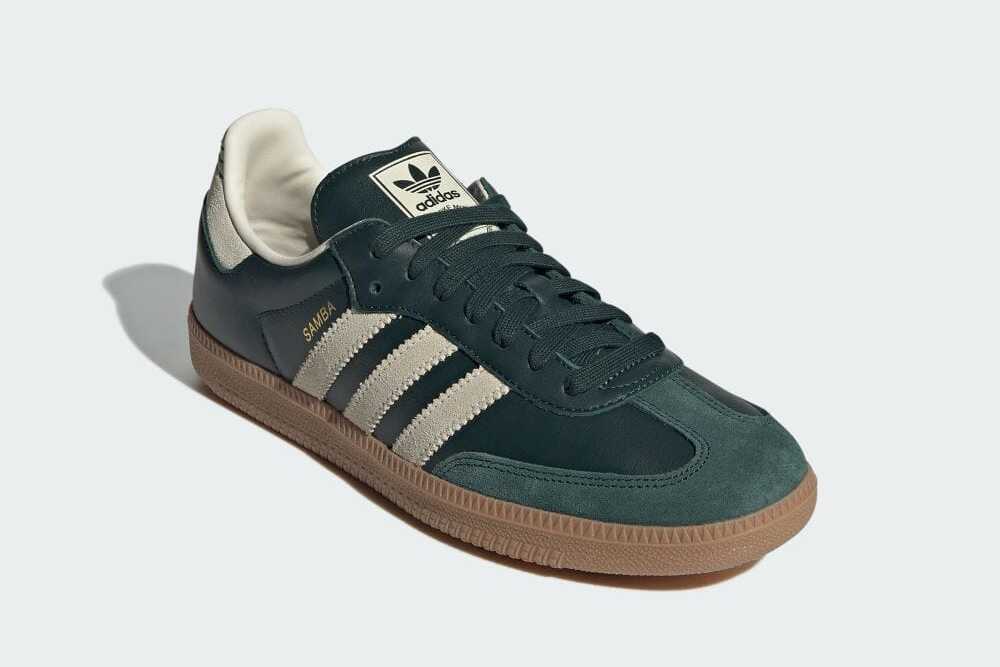 ID1483 adidas Originals Samba OG Shadow Green Cream White