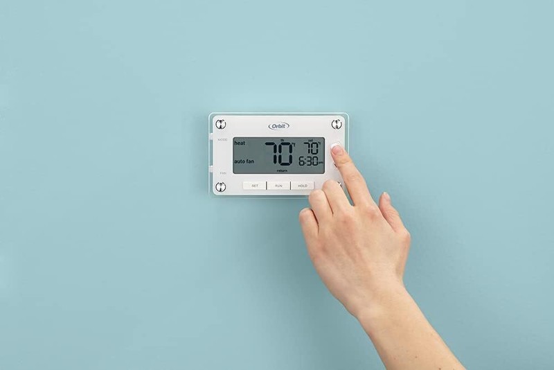 Orbit 83521 Clear Comfort Programmable Thermostat with Large, Easy-To-Read Displ