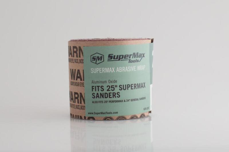 Supermax Tools 80-Grit Individual Sandpaper Wrap For The 25 In. Drum Sander A...