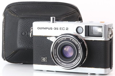 Olympus 35 EC2 35mm Half Frame Film Camera Zuiko 42mm F2.8 from JP 453389 Exc+++