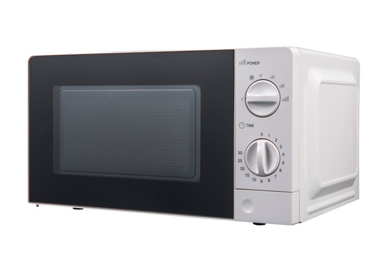 Deski Mikrowelle WeiÃ 700 Watt Microwelle Drehteller Timer 6 Stufen KÃ¼Che Kochen