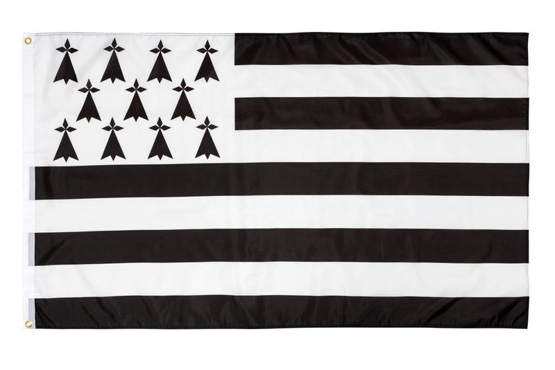 Drapeau De Bretagne 90 X 150 Cm ÅIllets France Pheno Flags