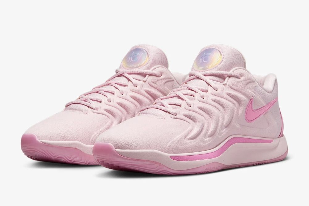 シューズ(男性用) NIKE KD 17 \"Aunt Pearl\" Nike KD 17 NRG Aunt Pearl Men's - FZ1518-600/FZ1519-600 - US