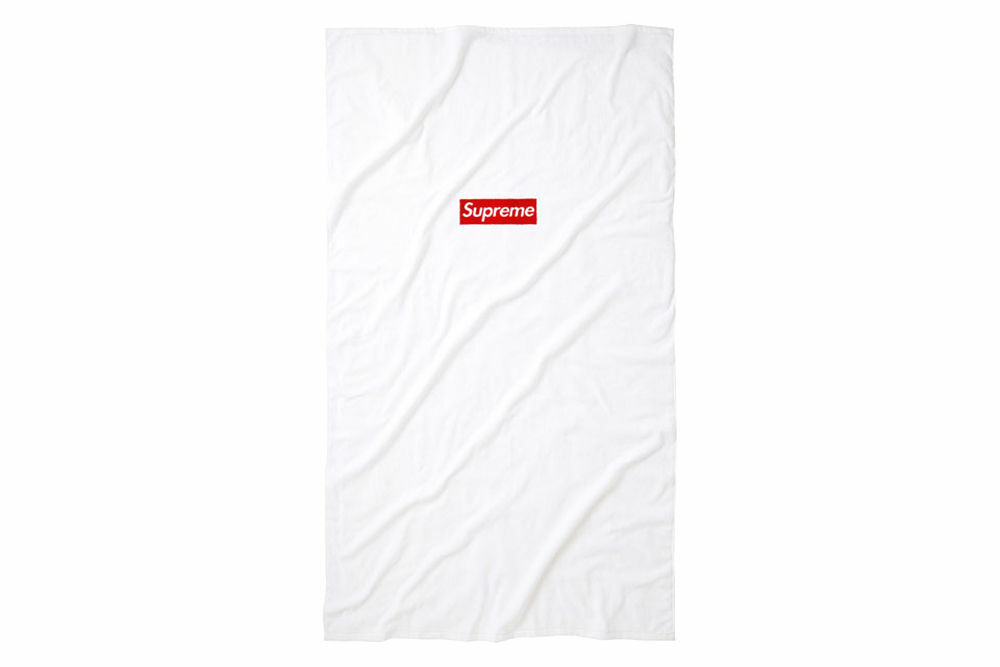 タオル/バス用品 Supreme - supreme 14ss Box Logo Beach Towel 20th Supreme Box Logo Beach Towel White SS 2014 20th Anniversary