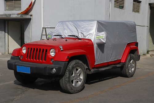 For Jeep Wrangler JL JK All Weather Car Cover Fitted Water Proof Cover