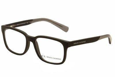 Armani Exchange Men's Eyeglasses AX3029 AX/3029 8182 Black Optical Frame 54mm