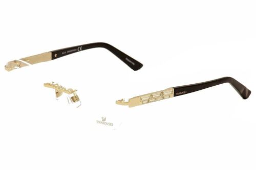 Swarovski Eyeglasses SK 5383 047 Brown/Gold Rhinestones Swarovski Eyeglasses SK 5383 047 Brown/Gold Rhinestones