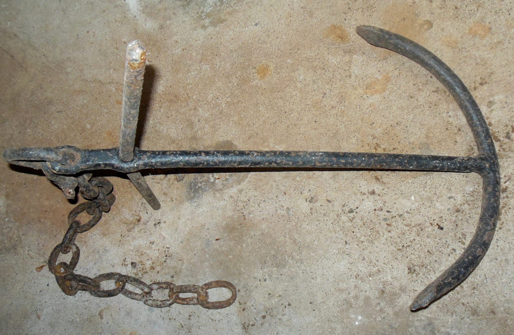 ** Sold** Striking vintage Fisherman's Anchor a great feature Not