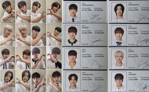 ATEEZ SAN PHOTOCARD サン　トレカ ATEEZ Limitless HMV Japan Tower Records Preorder San