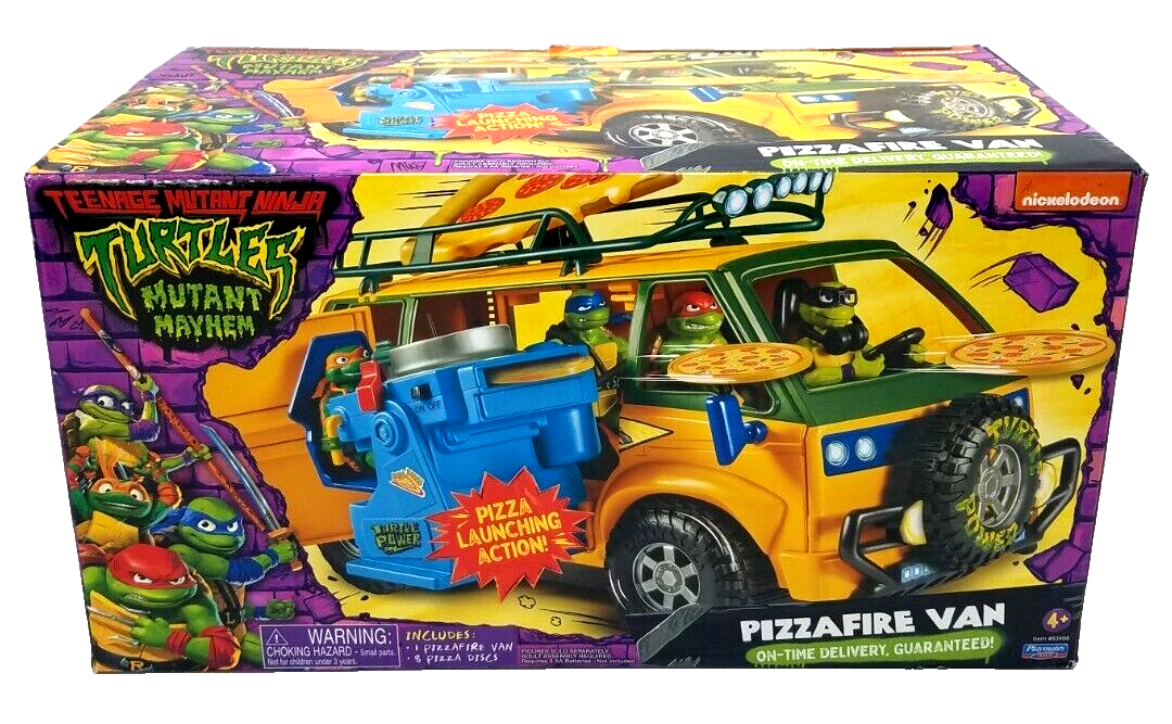 PIZZA FIRE VAN TMNT NINJA TURTLES MUTANT MAYHEM PLAYMATES