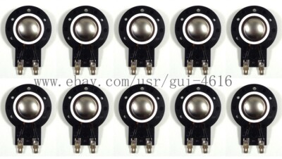 10*For Klipsch KG4, KG4.2, KG4.5, KG5.5 AFT Titanium Tweeter Diaphragm 1'' VCL