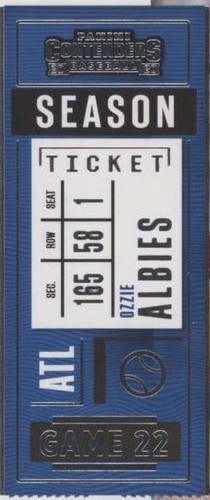 2020 Panini Contenders - Ozzie Albies #31