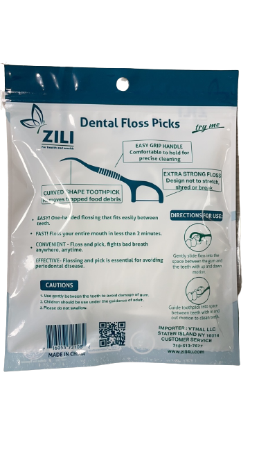 kosher Passover Unflavored Dental Floss Picks, Clean Teeth and Healthy Gums 400p