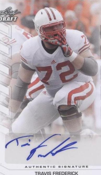 2013 Leaf Draft Travis Frederick #BA-TF1