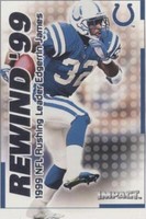 2000 Skybox Impact Edgerrin James #36 RN