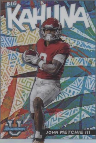 2021-22 Bowman University John Metchie III #TBK-23