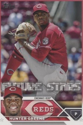 2025 Topps Series 1 - Hunter Greene Green Rainbow Foil /99 | eBay