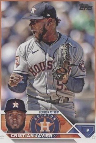 2023 Topps Cristian Javier #55 Houston Astros | eBay