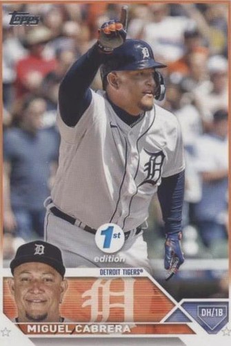 2023 Topps Series 1 1st Edition - Miguel Cabrera #24