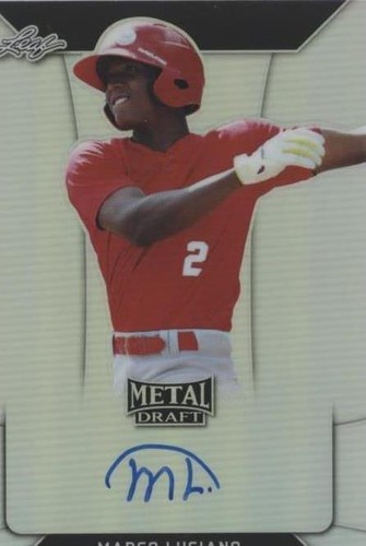 2018 Leaf Metal Draft - Marco Luciano #BA-ML1
