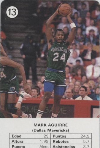 1988 Fournier Estrellas - Mark Aguirre #13