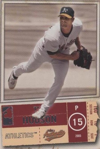 2005 Fleer Authentix - Tim Hudson #85