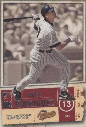 2005 Fleer Authentix - Alex Rodriguez #48