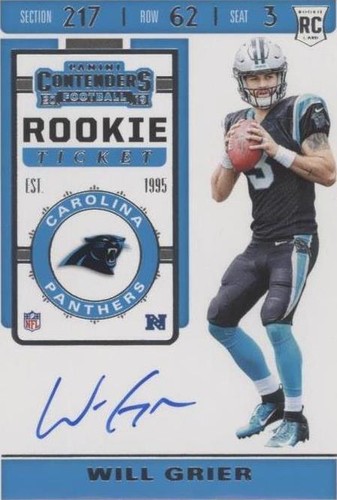 2019 Panini Contenders Will Grier #105
