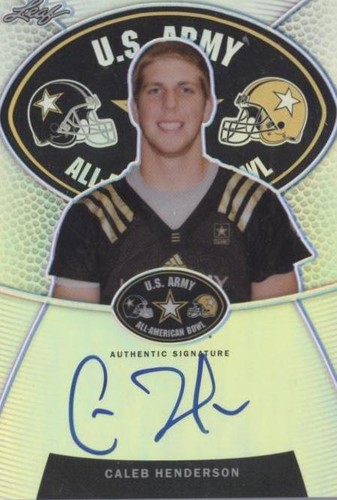 2014 Leaf Metal Draft Caleb Henderson #ATA-CH2