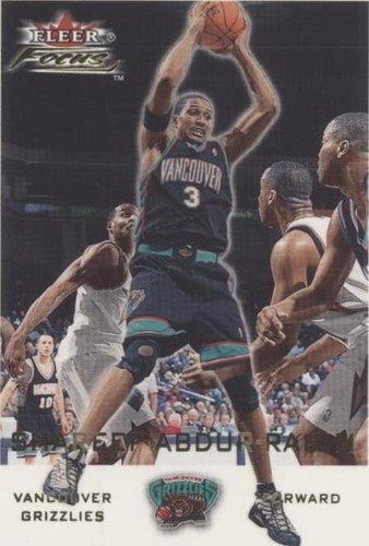 2000-01 Fleer Focus - Shareef Abdur-Rahim #101