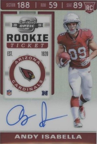 2019 Panini Contenders Optic Andy Isabella #103