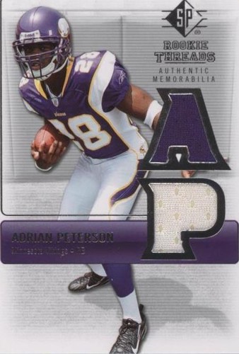 2007 SP Rookie Threads Adrian Peterson #RT-AP2