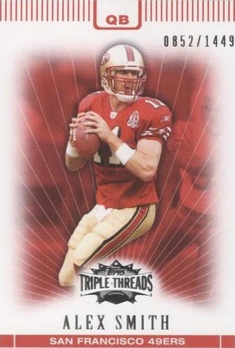 2007 Topps Triple Threads Alex Smith #17