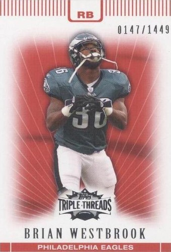 2007 Topps Triple Threads Brian Westbrook #30