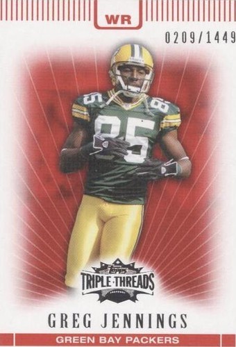 2007 Topps Triple Threads Greg Jennings #73