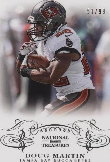 2013 Panini National Treasures Doug Martin #93